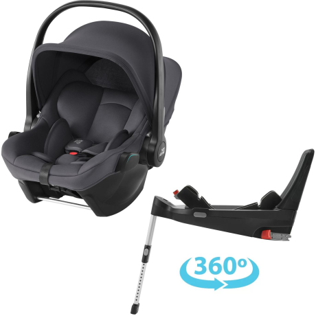 BRITAX Autosedačka set Baby-Safe Core + Flex Base 5Z, Midnight Grey Midnight Grey