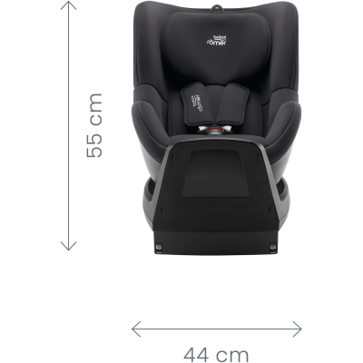 BRITAX Autosedačka Dualfix Plus, Space Black Space Black