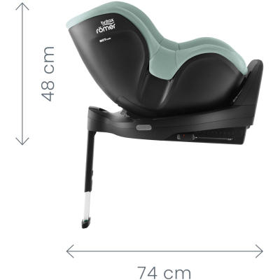 BRITAX Autosedačka Dualfix 5Z, Space Black Space Black