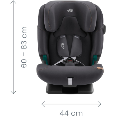 BRITAX Autosedačka Advansafix Pro, Space Black Space Black