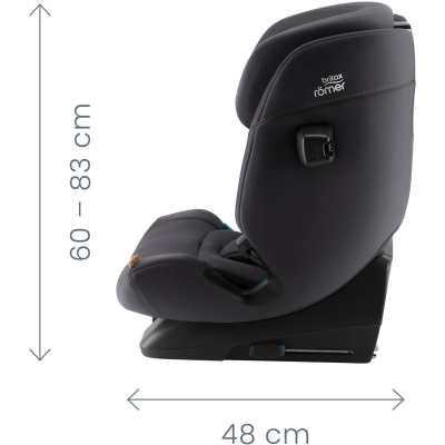 BRITAX Autosedačka Advansafix Pro, Space Black Space Black