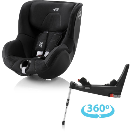 BRITAX Autosedačka set Dualfix 5Z + Flex Base 5Z, Galaxy Black Galaxy Black