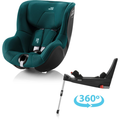 BRITAX Autosedačka set Dualfix 5Z + Flex Base 5Z, Atlantic Green Atlantic Green