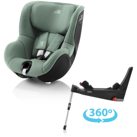 BRITAX Autosedačka set Dualfix 5Z + Flex Base 5Z, Jade Green Jade Green