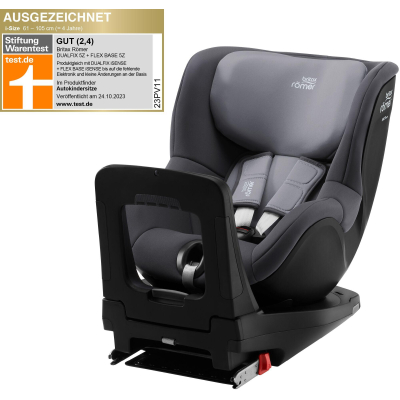 BRITAX Autosedačka set Dualfix 5Z + Flex Base 5Z, Midnight Grey Midnight Grey