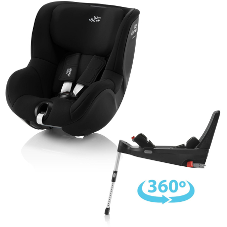 BRITAX Autosedačka set Dualfix 5Z + Flex Base 5Z, Space Black Space Black