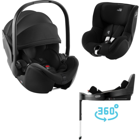 BRITAX Autosedačka set Baby-Safe Pro + Vario Base 5Z + autosedačka Dualfix 5z, Space Black